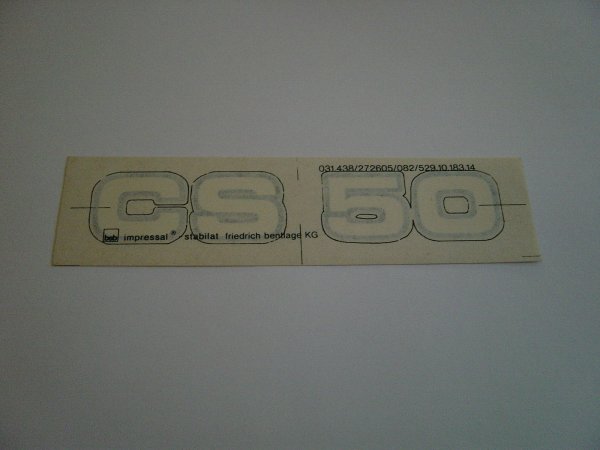 Sticker " CS 50 "