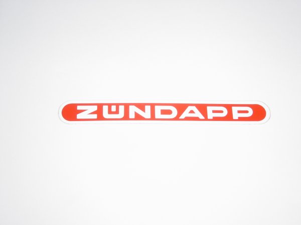 Sticker Tank rood " Zundapp "
