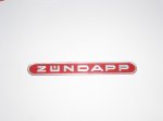 Logo plate Tank red ″ Zundapp ″