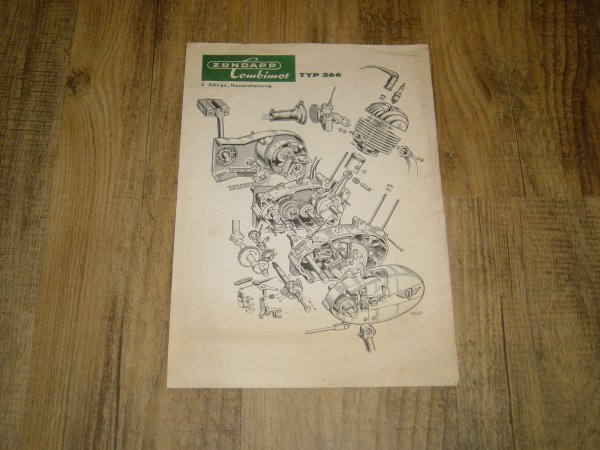 Motor doorsnede type 266 "Groen"