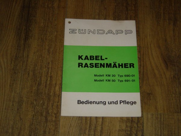 Instructieboekje D - Rasenmäher Typen 690 - 691