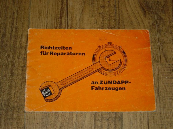 Richtzeiten Fahrzeuge 75