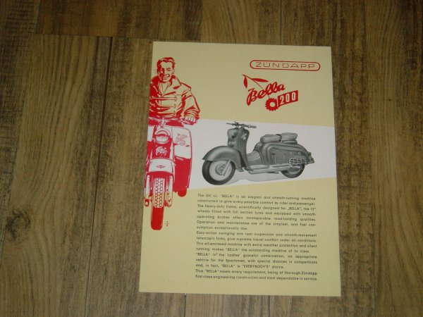 Reklame folder GB - Bella 200