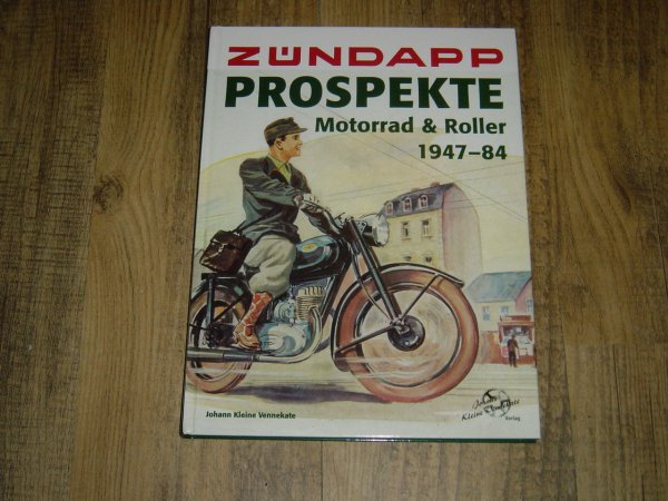 Boek "Zündapp Prospekte Motorrad & Roller 1947-1984" Nr "1"