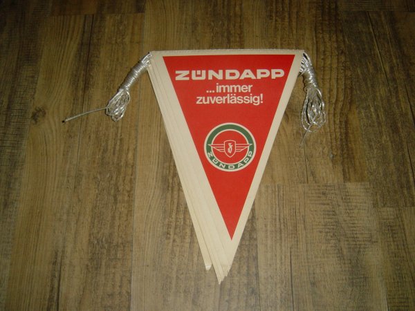 Vlaggenlijn "Zündapp ... immer zuverlässig!"