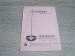 Bootsmotor Preisliste 6 Delphin