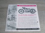 Reklame folder D - Motorräder +/- 1953
