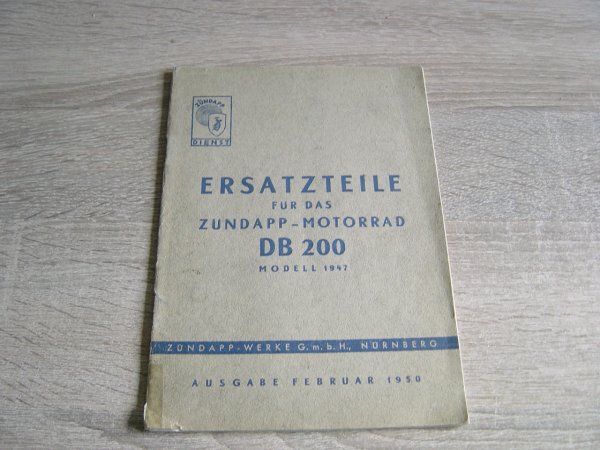 Onderdelen catalogus Motorrad DB 200