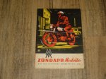 Reklame folder D - Zündapp Modelle auf der Leipziger Herbstmesse 1955