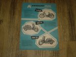 Reklame folder D - Zündapp Modelle auf der Leipziger Frühjahrsmesse 1955