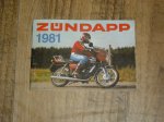 Reklame folder D - Kalenderboekje 1981
