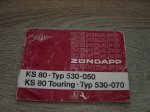 Instructieboekje D - 530 - 050 / 070 KS 80 / KS 80 Touring
