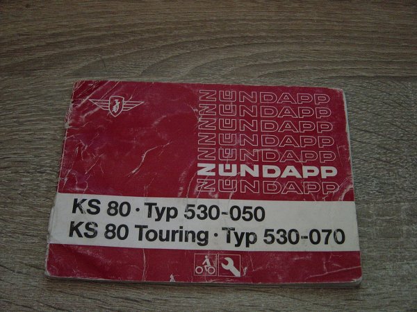 Instructieboekje D - 530 - 050 / 070 KS 80 / KS 80 Touring