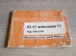 Instructieboekje D - 530 KS 50 Watercooled TT typ 530-014
