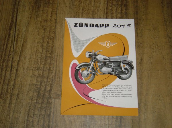Reklame folder D - 201 S