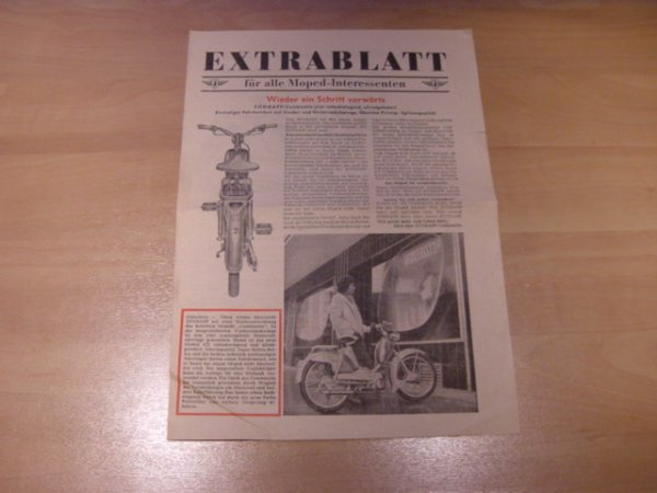 Reklame folder D - Extrablatt type 422