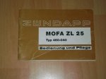 Instructieboekje D - 460 - 040 ZL 25