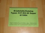 Onderdelen catalogus 537 KS 80 Super 1984-04