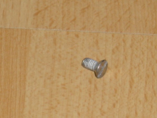 Verzonken kop schroef 5x10 mm (Gebruikt)