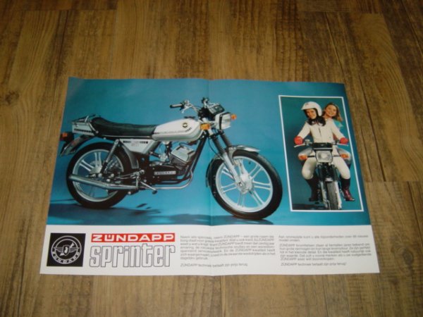 Reklame folder NL - 1980 Sprinter